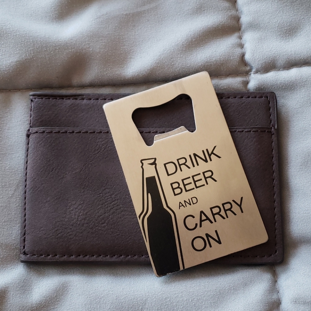 NWT Bottle Opener Wallet